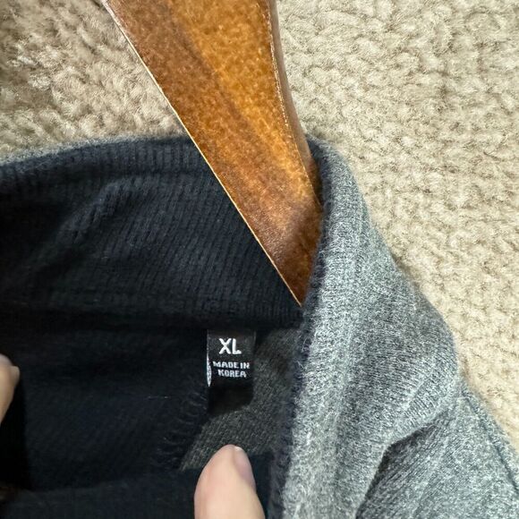 Straight Down Sweatshirt Mens Size XL Charcoal 1/2 Zip Pullover Long Sleeve Golf - Picture 7 of 11